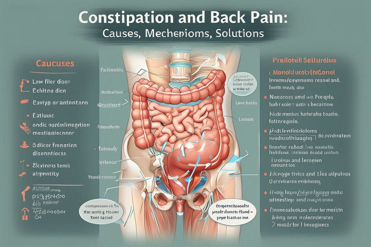 便秘 腰痛 の意外な関係とは？原因・メカニズムと解消法